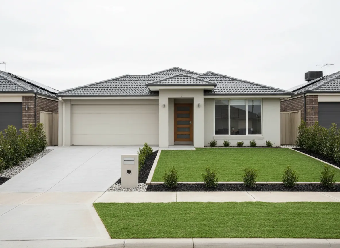 Low-maintenance front yard turf